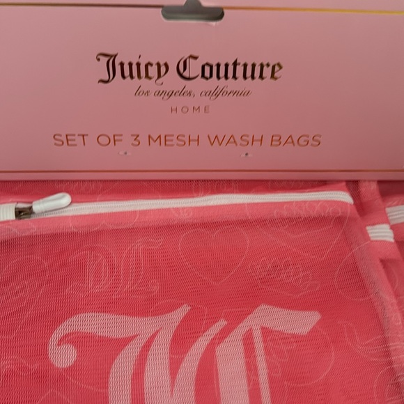 Juicy Couture Set of 3 Mesh Garment Wash Bags   - NWT - Picture 3 of 4
